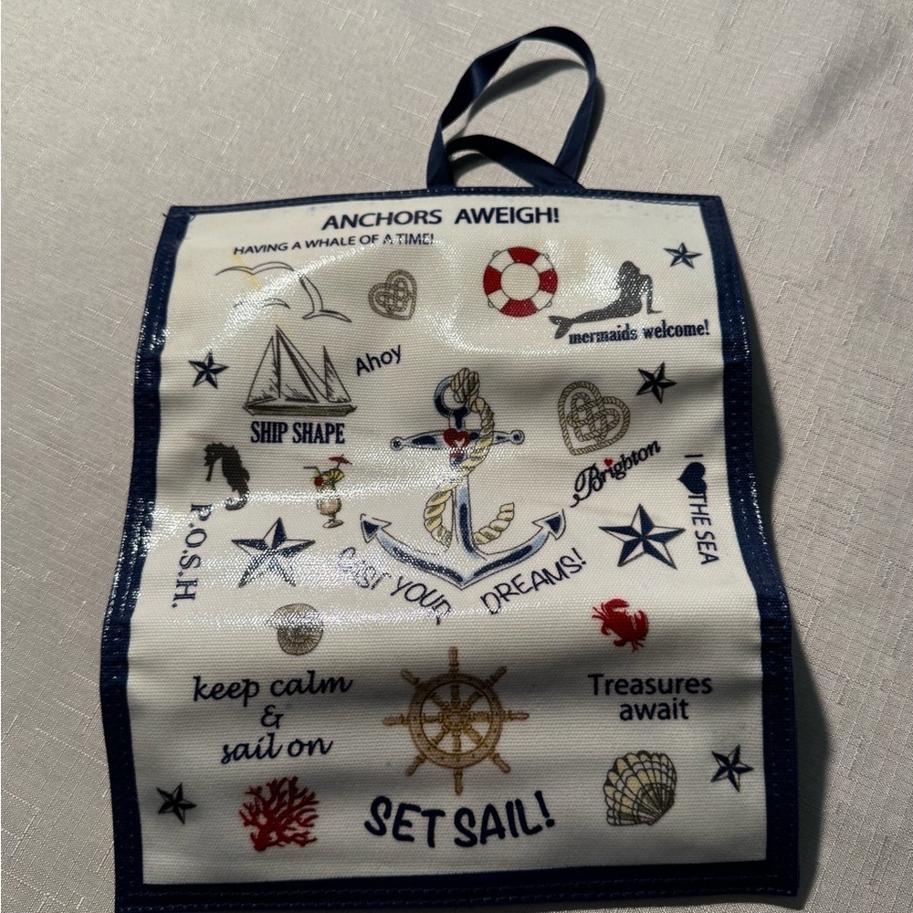 Brighton Nautical Themed Accessory with Blue and White Accents